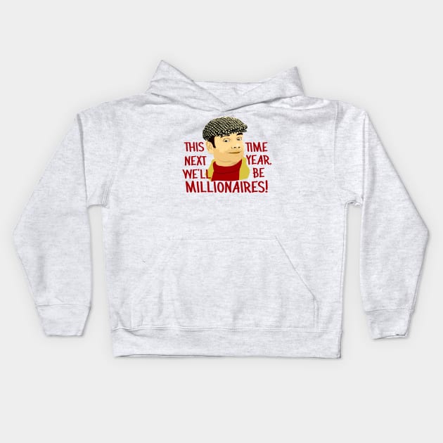 Del Boy - Only Fools and Horses Kids Hoodie by Phil Shelly Creative